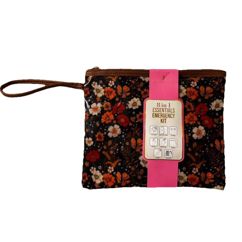 Simply‎ Southern 8 in 1 Essentials Emergency Kit Vintage Floral Wristlet Beauty